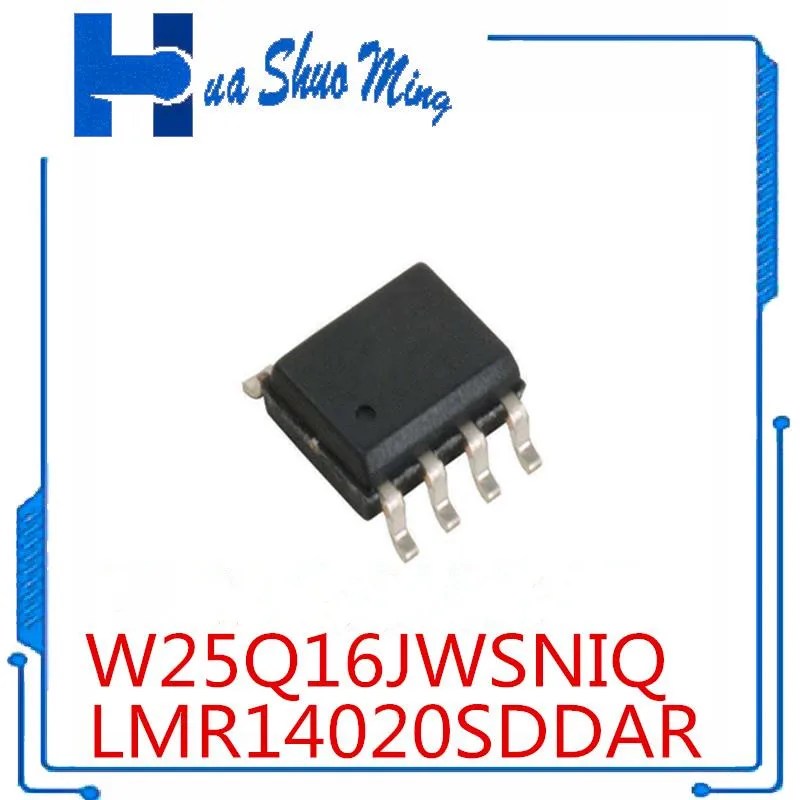 10Pcs/Lot   LMR14020SDDAR LMR14020 DB2SP    W25Q16JWSNIQ 25Q16JWNIQ SOP-8