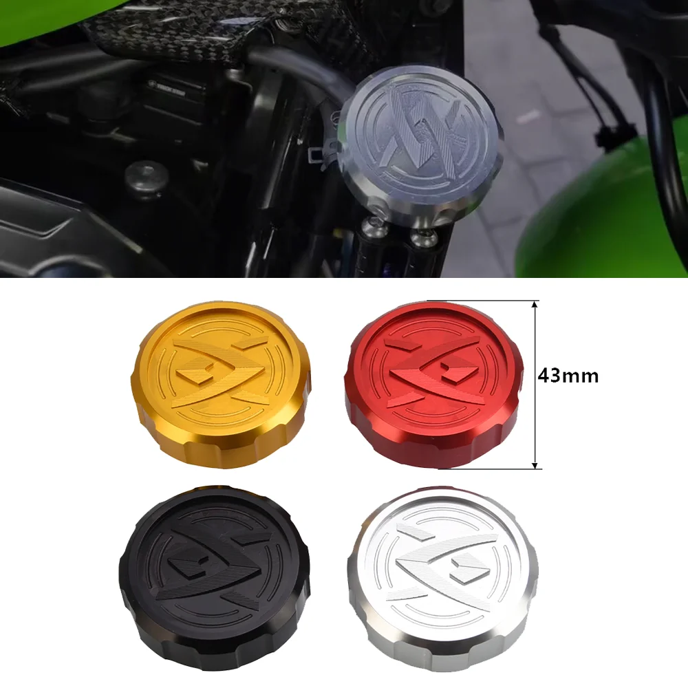 

Motorcycle For Kawasaki Z900RS Cafe 2018-2023 Rear Brake Clutch Fluid Reservoir Cover Cap Z900 RS 2019 2020 2021 2022 Z900 900RS