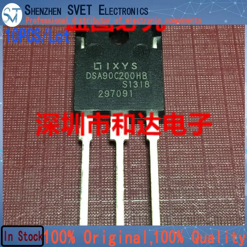 10PCS/Lot DSA90C200HB   MOS TO-247 200V 90A  Imported Original And New In Stock 100%Test