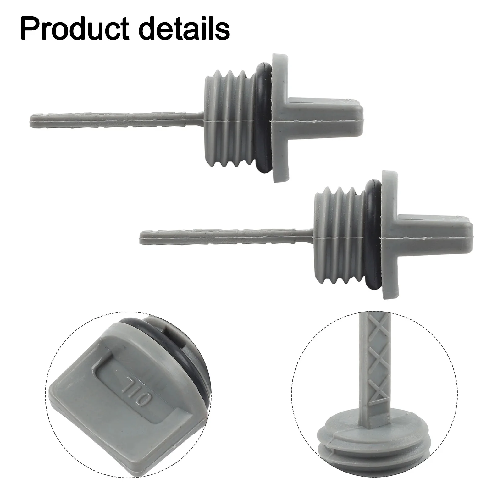 Spare Oil Filler Cap Accessories for Lawn Mower Pack Parts Replacement Set Small Dipstick Engine for gx120 GX140 for gx160