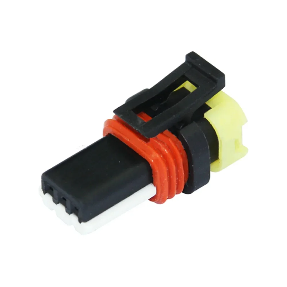 5/10sets 3pin tyco female electric instrument wiring harness plug connector with terminals 1-936527-2