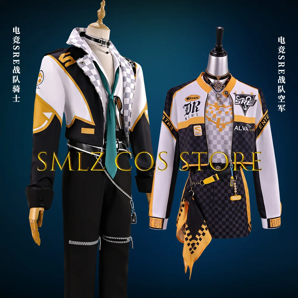 

Sports SRE Knight Cosplay Game Identity V Costume Man Woman IDV Air Force Ubiform Suit Halloween Party Role Play Team Outfit