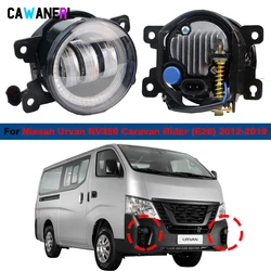 30W H11 Car Driver + Passenger LED Fog Light Angel Eye DRL Daylight For Nissan NV350 Urvan Caravan Rider (E26) 2012-2019