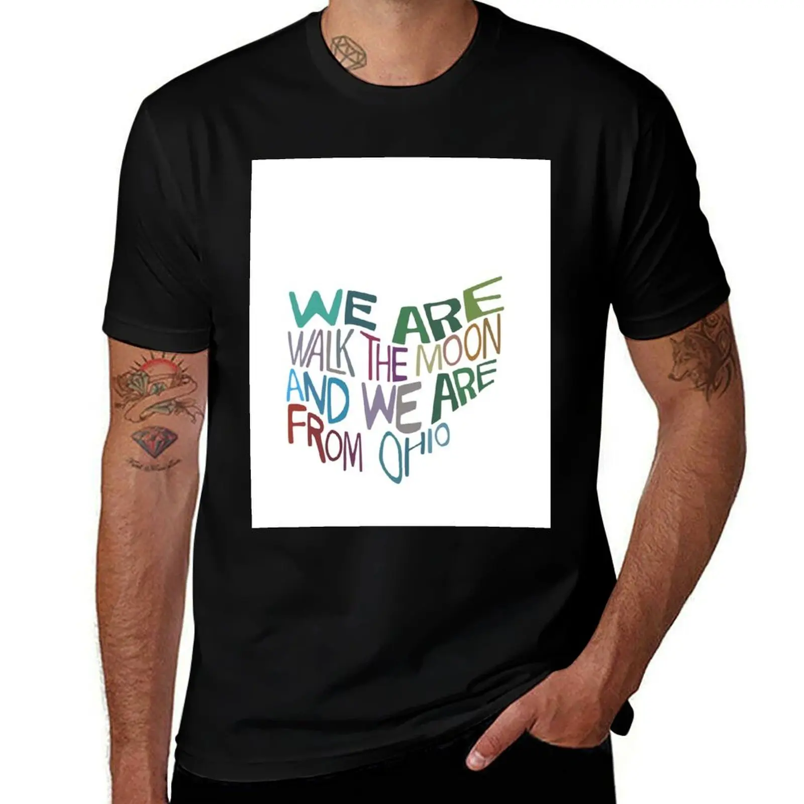

We Are Walk The Moon And We Are From Ohio T-Shirt man t shirts for men casual mens graphic t shirts