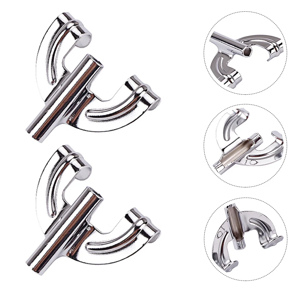 Accesorios de repuesto para montaje de Hardware, piezas de gancho de repuesto para Kit de tambor, soporte de gancho de garra de tambor, 2 uds.