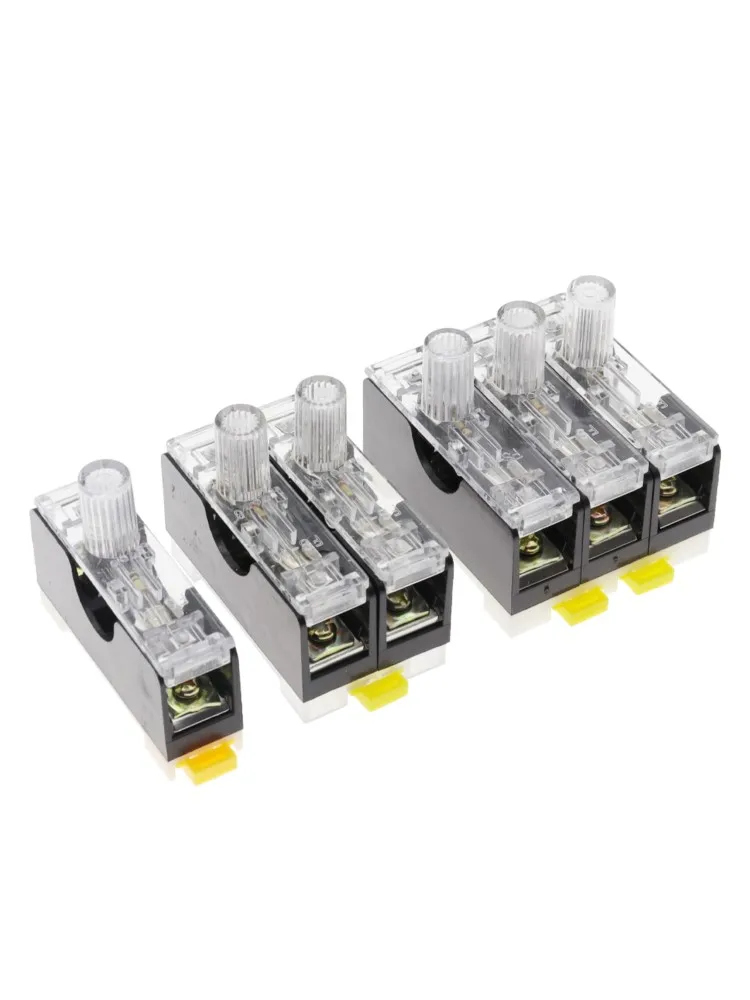 Porte-fusible en verre 6x30mm 220V 10A FS-101 FS102 FS103, Type Rail Din, support unipolaire 6x30, boîtier de fusible à Tube B5