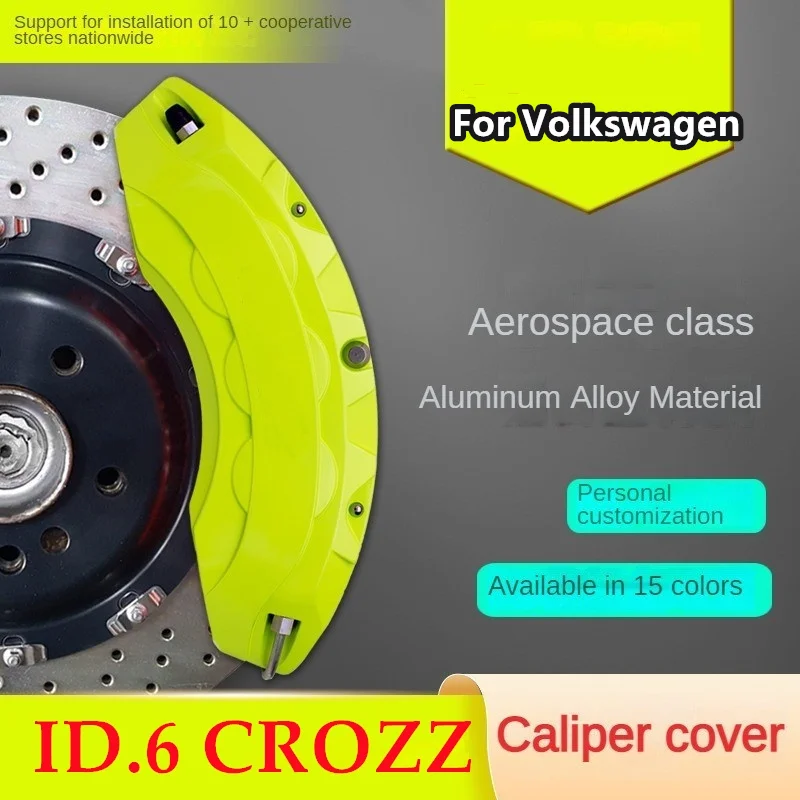 For Volkswagen ID.6 Crozz Car Brake Caliper Cover Front Rear 3D Aluminum Metal Kit Fit VW ID6 Crozz Pure+ Pro Prime 2021 2022