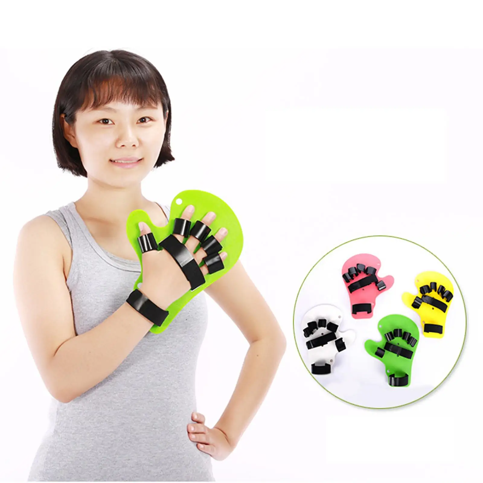 

Finger Orthotics Fingerboard Rehabilitation Gloves Hand Splint for Stroke Fits Both Left and Right Hands Finger Orthotics Points