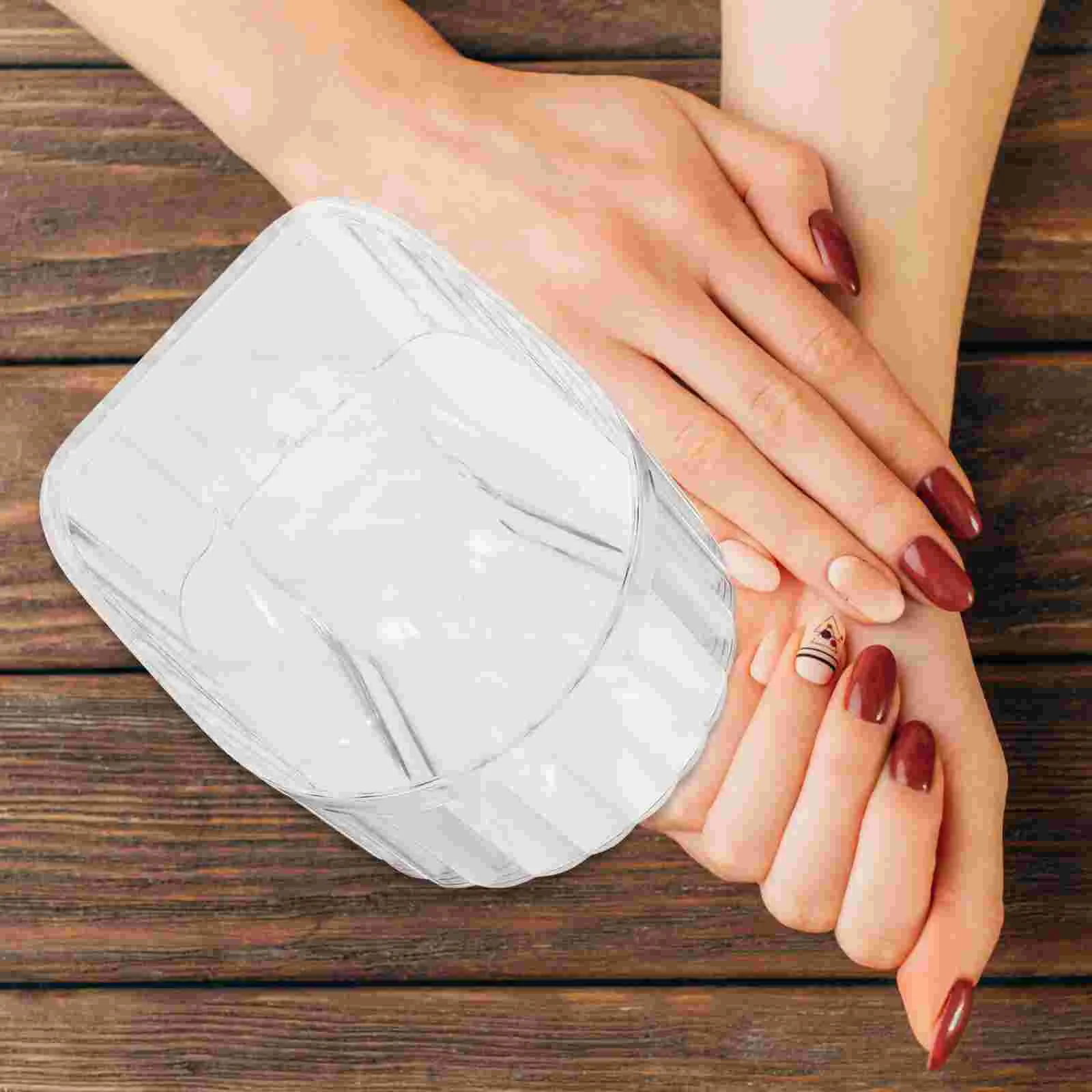 Manicure Hand Soak Bowl White Nail Polish Soaking Color Removing Bowls off Acrylic Remove Wash Soaker