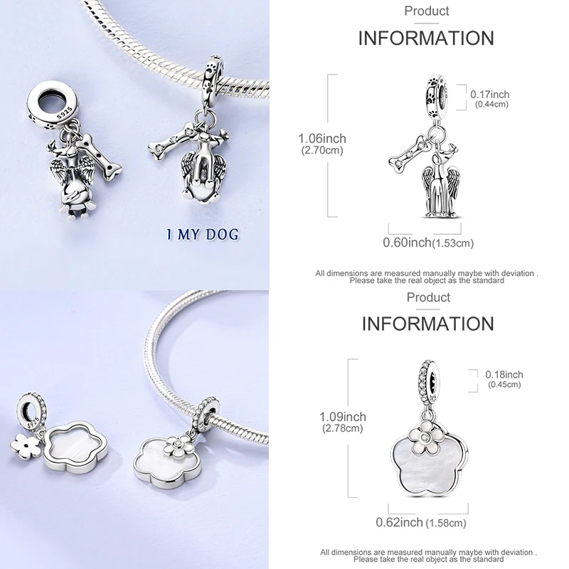 925 Sterling Silber Charm-Perlen Tagebuch Film Haus Sonne Mond Flugzeug Reise Kaffee DIY Armband Halskette Schmuck Geschenk für Frauen – Detail 19