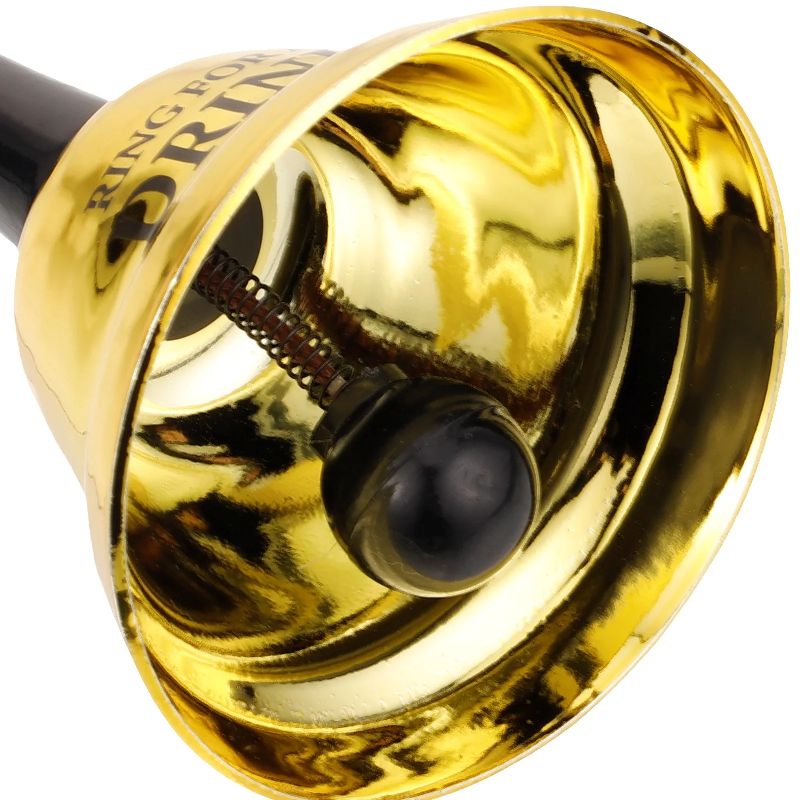 

2pcs Letter Handbell Premium Metal Retro Dinner Bell For Restaurant Bar Service Call Vintage Desk Bell Wedding Guest Gift Ring