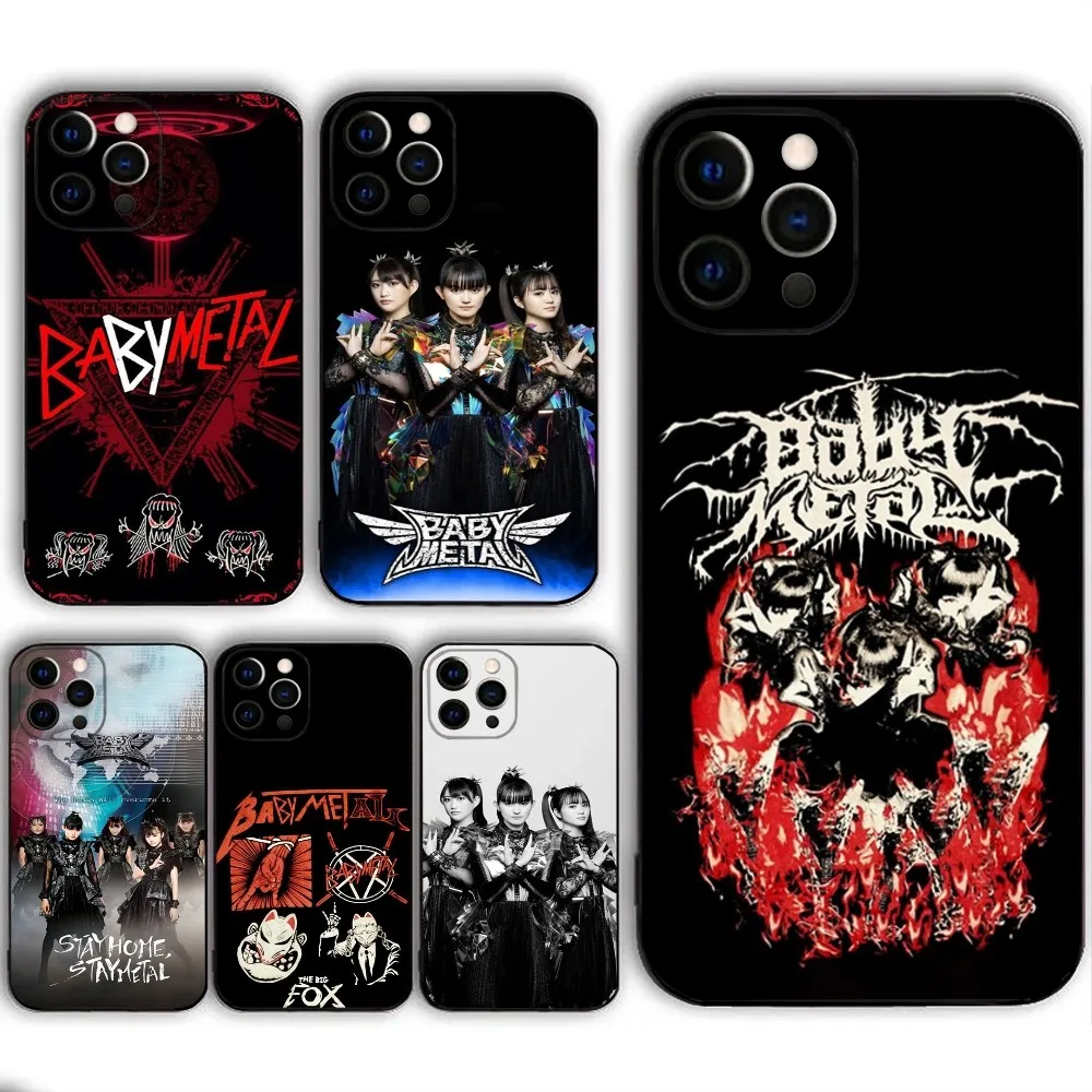 B-BABYMETAL R-Rock Band  Phone Case  For IPHONE 15,13,14,12,Mini ,11, Xr, X ,Xs Pro Max 8, 7 Plus Back Cover