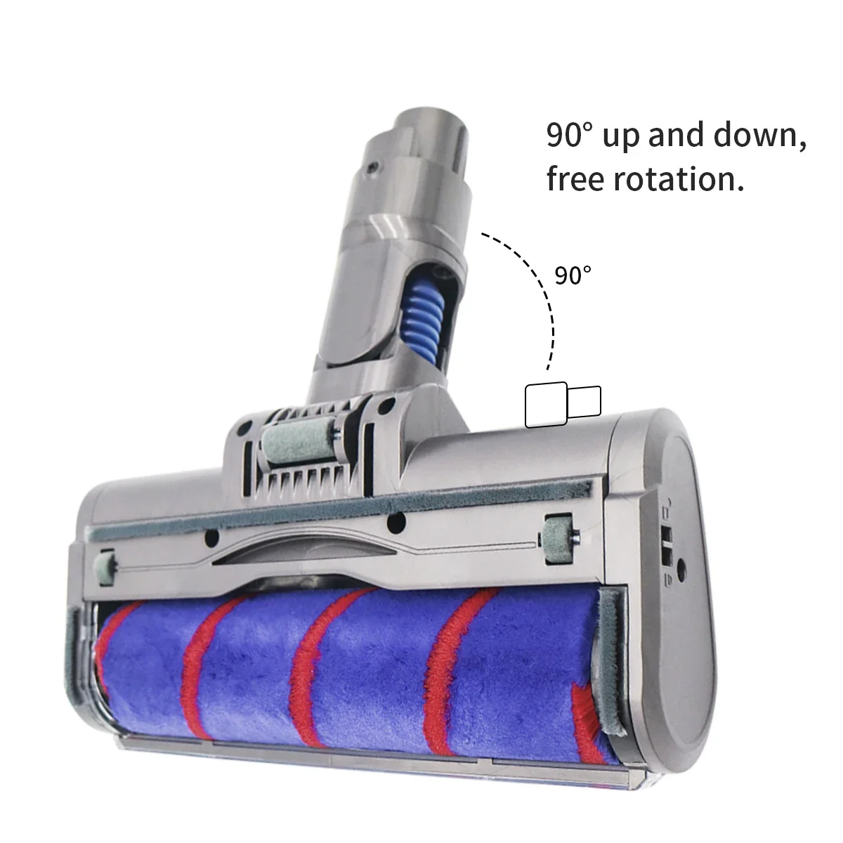 Testa a rullo morbida assoluta Testa da pavimento elettrica a sgancio rapido per parti di riparazione per aspirapolvere soffici DYSON V7 V8 V10 V11