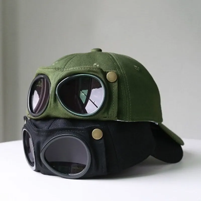 Nowa czapka typu Aviator letnia czapka z daszkiem damska Unisex okulary przeciwsłoneczne czapka męska czapka z daszkiem