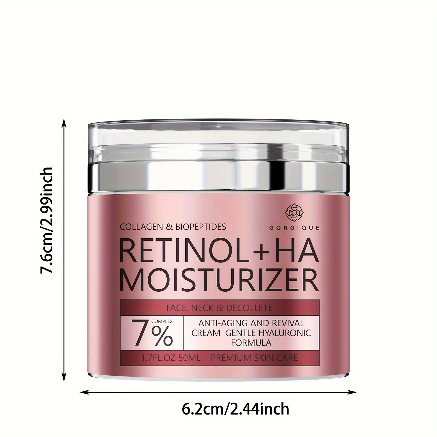 Retinol Collagen Face Cream Anti Wrinkle Facial Cream Moisturizer for Women and Men Skincare Firming Tightening Face Care