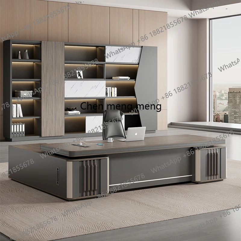 

Table Computer Desk Corner Desk With Drawers Lift Top Boss table L Desks Mid-century Office Furniture Room Offices Gaming Tables