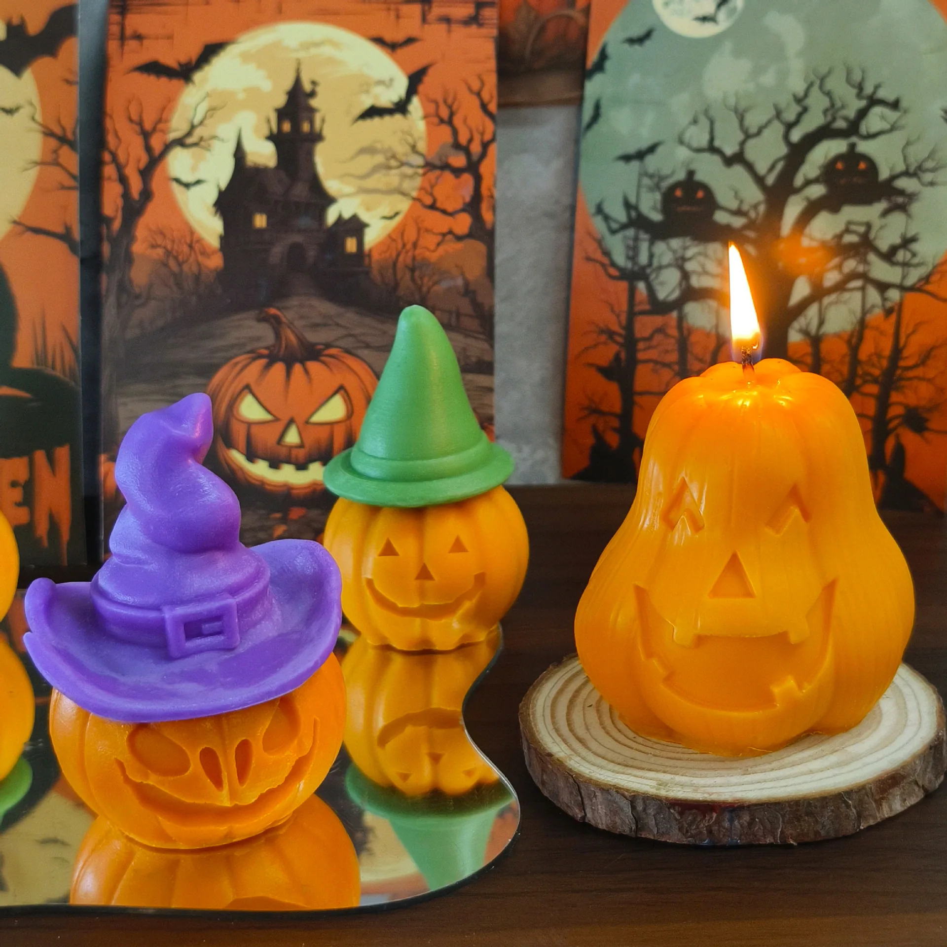 Creative Aromatherapy candles Halloween Scented Candles Niche Funny Quirky Gifts Home Decoration Ornaments Birthday Gifts