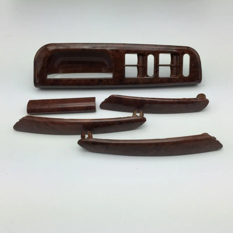 For B5 Door Handle Base Handle Cover Mahogany Lifter Switch Frame 5-piece Set 3B0867171