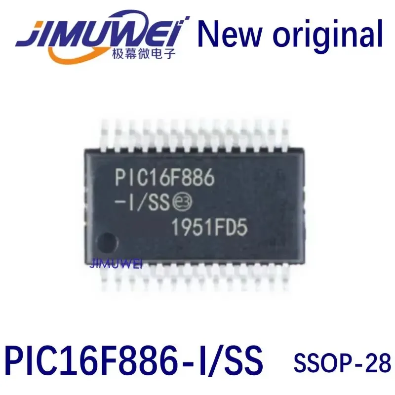 PIC16F886-I/SS SSOP-28 Surface mount 8-bit microcontroller 100%New and Original