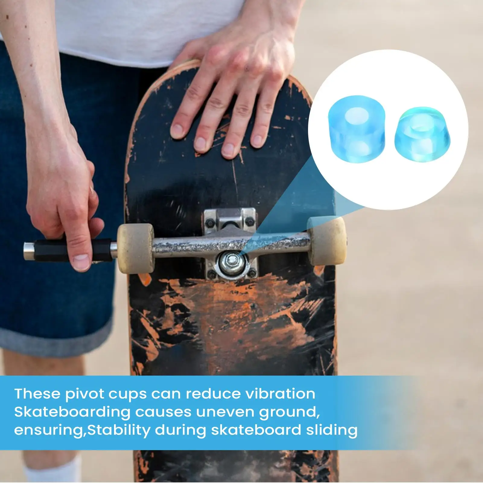 قطع غيار أجزاء لوح التزلج مع غسالة شاحنات التزلج المتوسطة إعادة بناء عدة للتزلج على حديقة الشارع الإنحدار خدعة التزلج