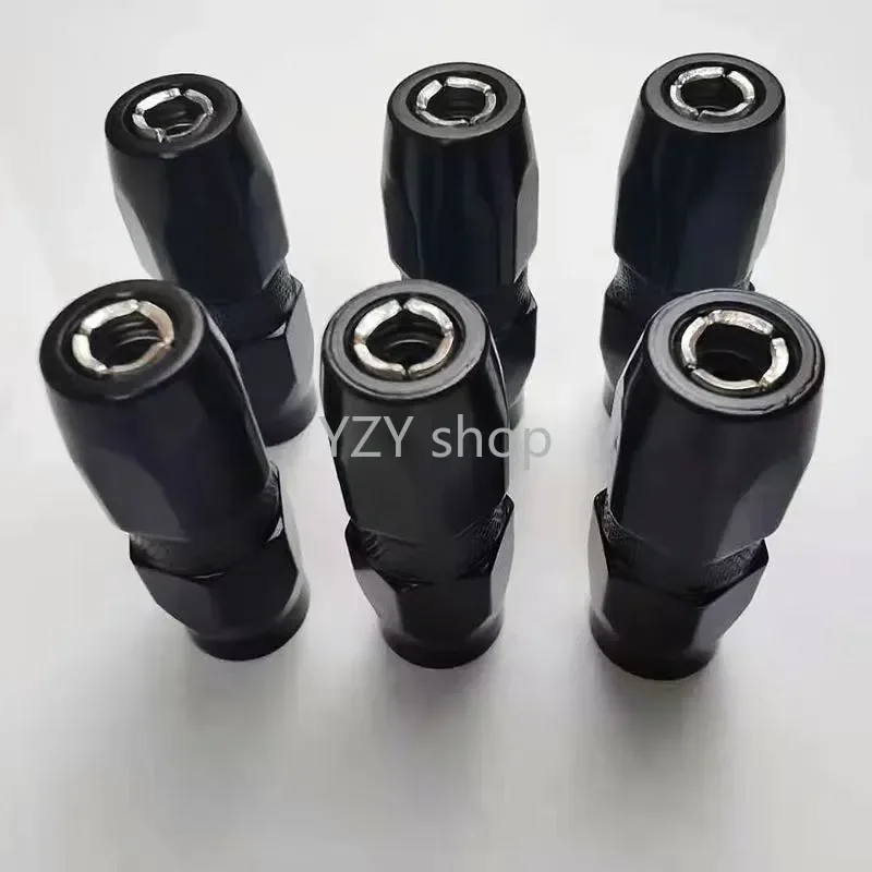 2pcs Explosion-proof Grease Gun Nozzles Sharp/Flat Tip Butter Nozzle Grease Gun Accessories Grease Nozzles Threaded Nozzle Irons