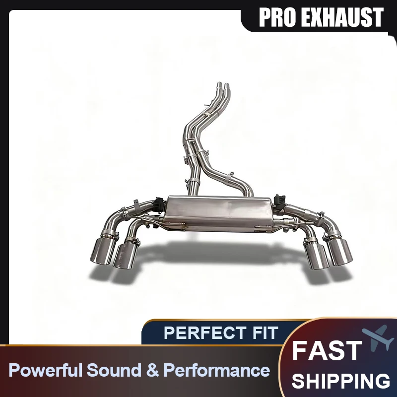 

PRO High-Performance Stainless Steel Exhaust System with Valve for Audi SQ5 3.0T Valved Catback Exhaust Pipe Remote Control