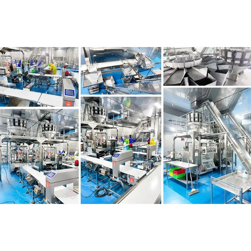 Automatic Filling Snack Food Fries Potato Chips Packing Machine VFFS Grain Candy Packaging Machine Customized