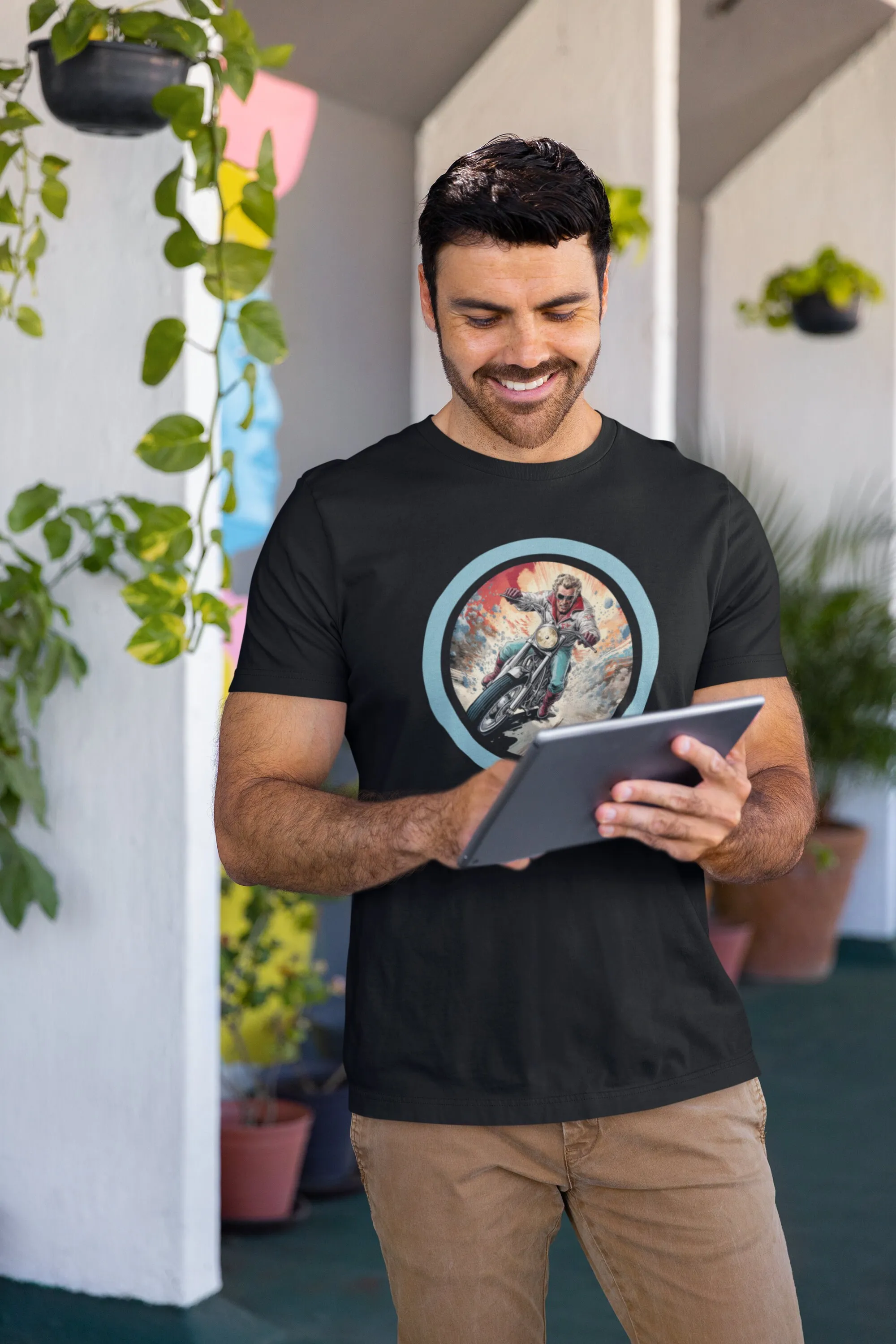 

Футболка Motorcycho 4, подарок мотоциклиста, классный дизайн