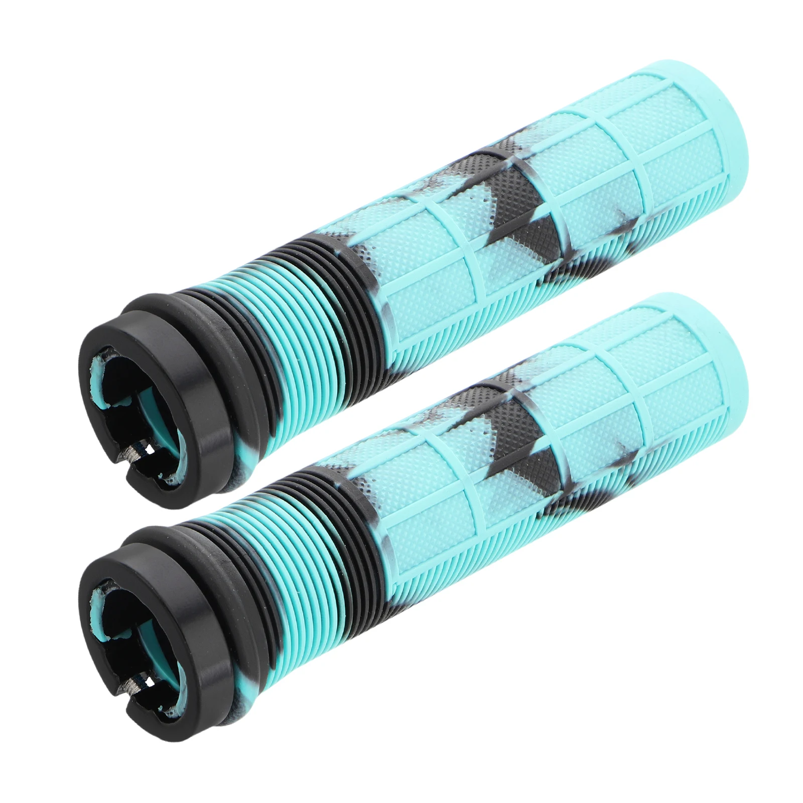 

Mountain Bike Handlebar Grips Resin Comfort Anti Slip Bicycle Handle Grip Replacement for Road Mountain Bikes Tricycle