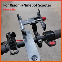 Promend SJJ 299 Aluminum Alloy Mobile Phone Holder For Xiaomi M365 For Ninebot Max G30 Electric Scooters Bike Hold Cycling Parts