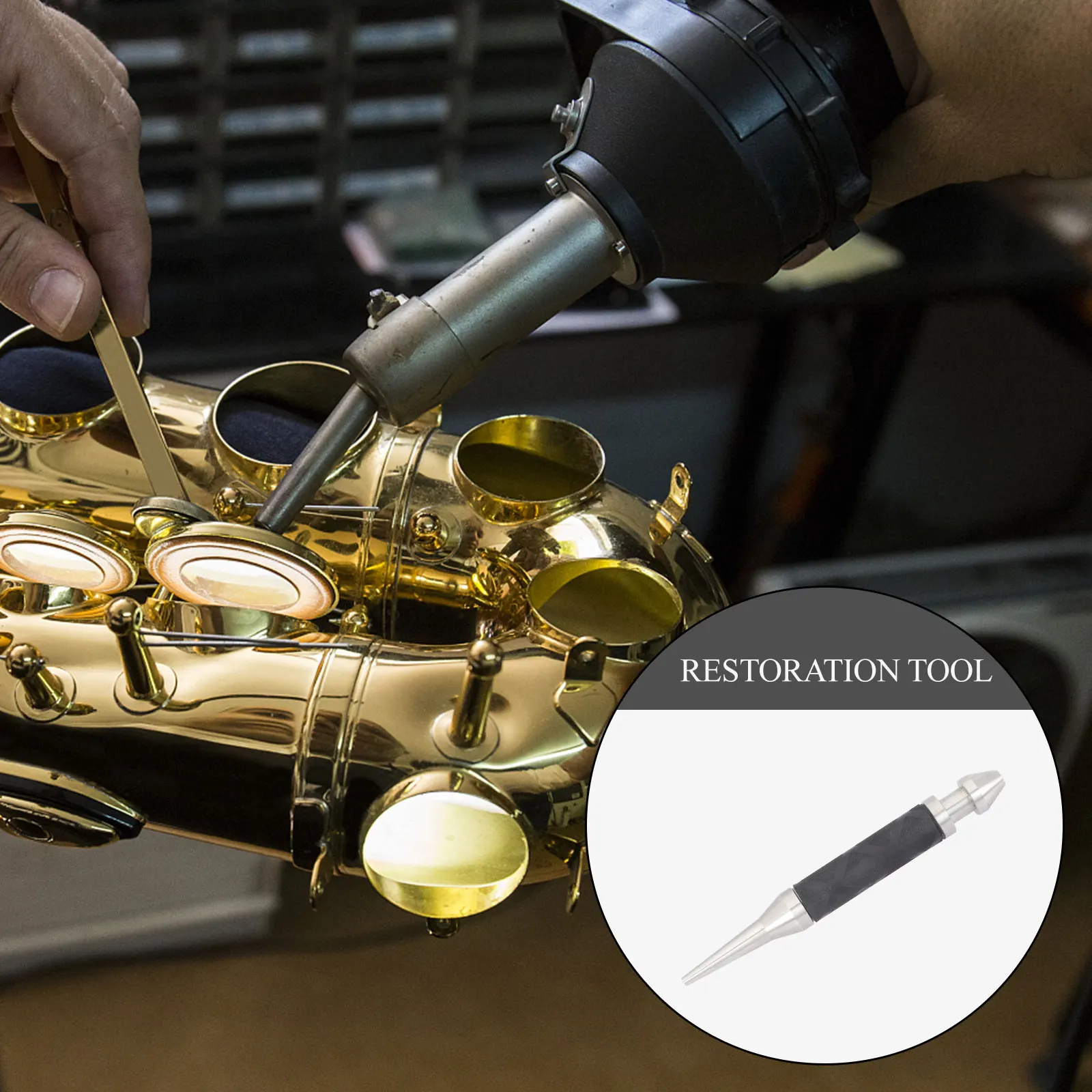 

Mouthpiece Truing Tool Trumpet Repairer Portable Dents Remover Wind Instrument Accessory Brass Parts Fixing Gadget