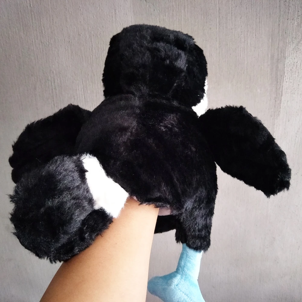 Marioneta de mano de peluche, lindo pájaro tucán, animales, boca abierta, regalo suave relleno