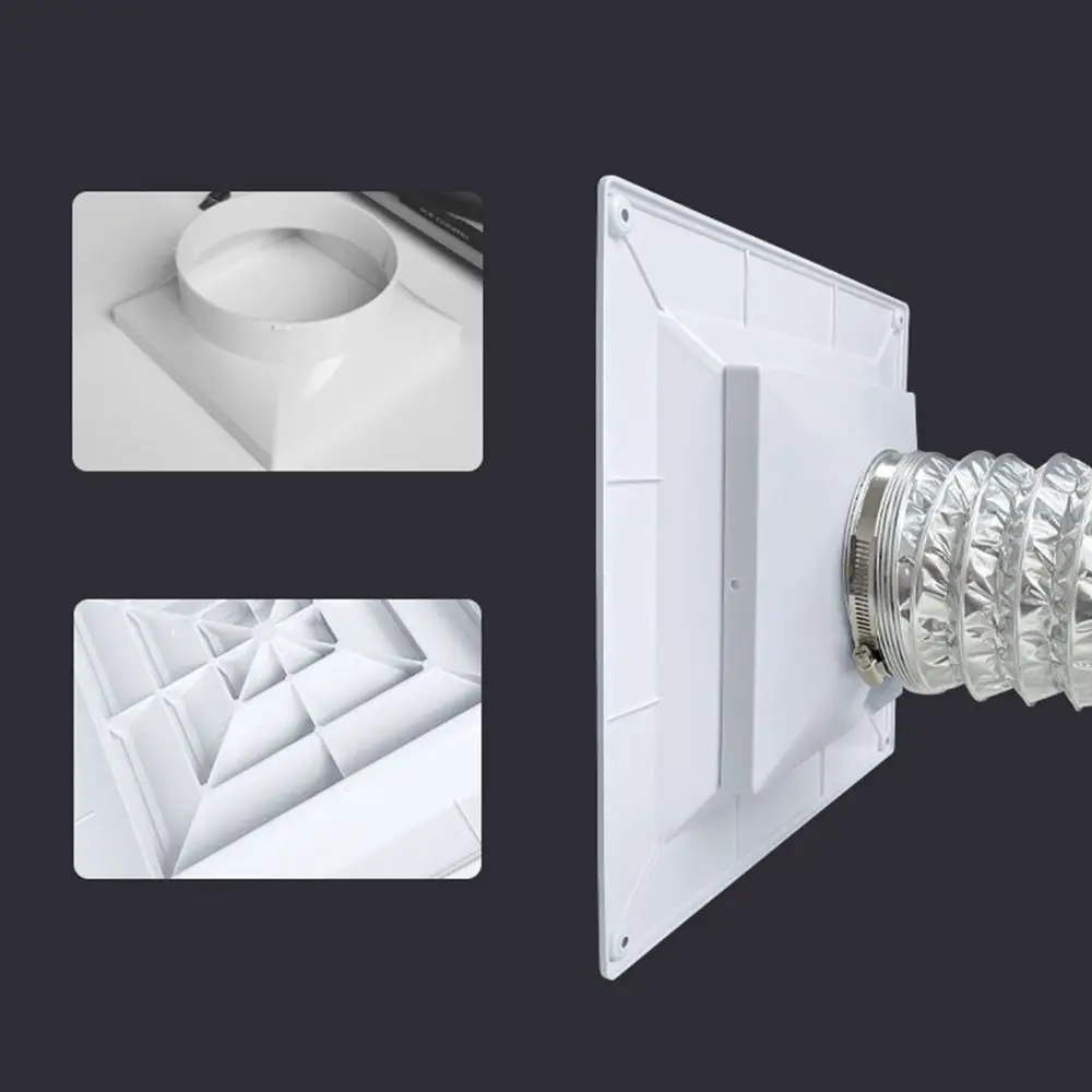 Square Ceiling Diffuser Adjustable Easy to Install Ventilation Fan Air Conditioning Outlet Vent for Outlet Vent Accessories