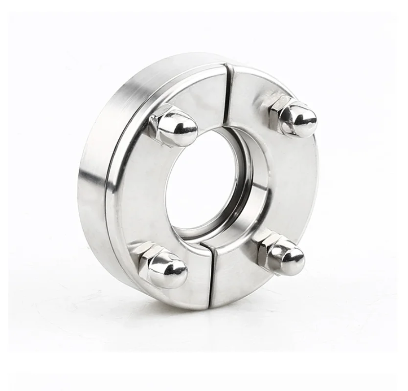 304/316 stainless steel sterile flange connector, pharmaceutical equipment accessory outer diameter 38mm