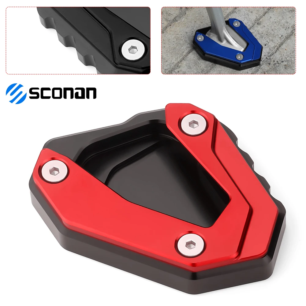 

Motorcycle Foot Side Stand Extension Pad Support Plate Accessories For YAMAHA MT10 MT 10 MT-10 SP MT10SP mt-10