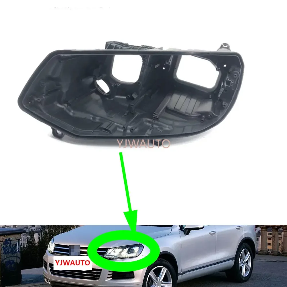 For VW Touareg 2011 2012 2013 2014 Headlamp House Car Headlight Base Front Auto Front Lamp Holder Back House