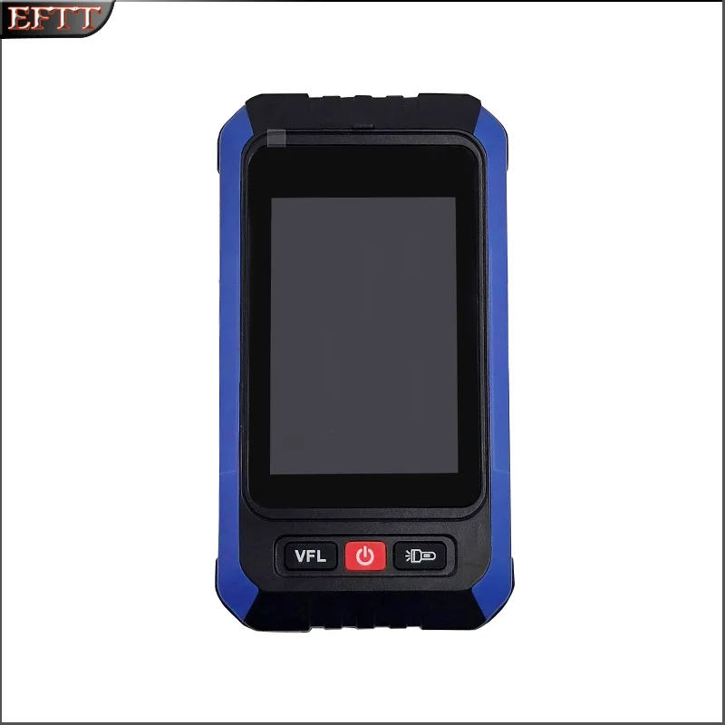 Dual Wellenlänge OTDR 1550 nm/1610 nm, 3,5 Zoll Glasfaser-Leistungsmesser, 22/20 dB mit Live-Fasertest, Mini-Fasertester