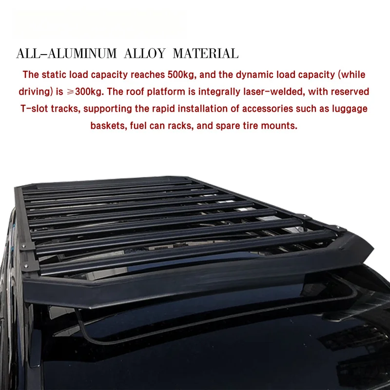 High Quality Overland Roof Rack Fit LC250 Triton Patrol Acty 4x4 SUV Large Cargo Carry