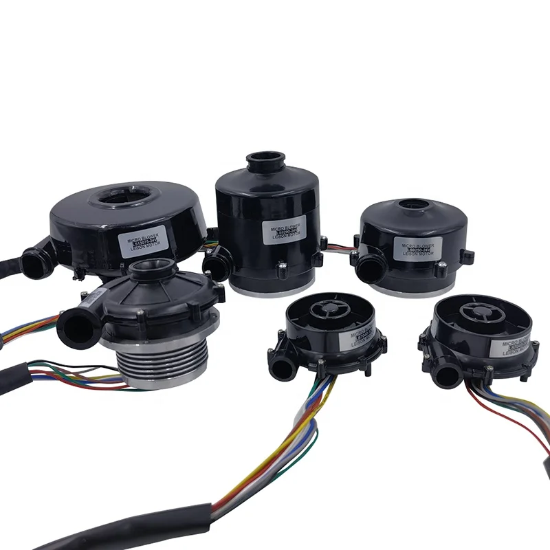 منفاخ هواء صغير بدون فرش تيار مستمر 12 فولت 24 فولت منخفض الضوضاء وعمر طويل