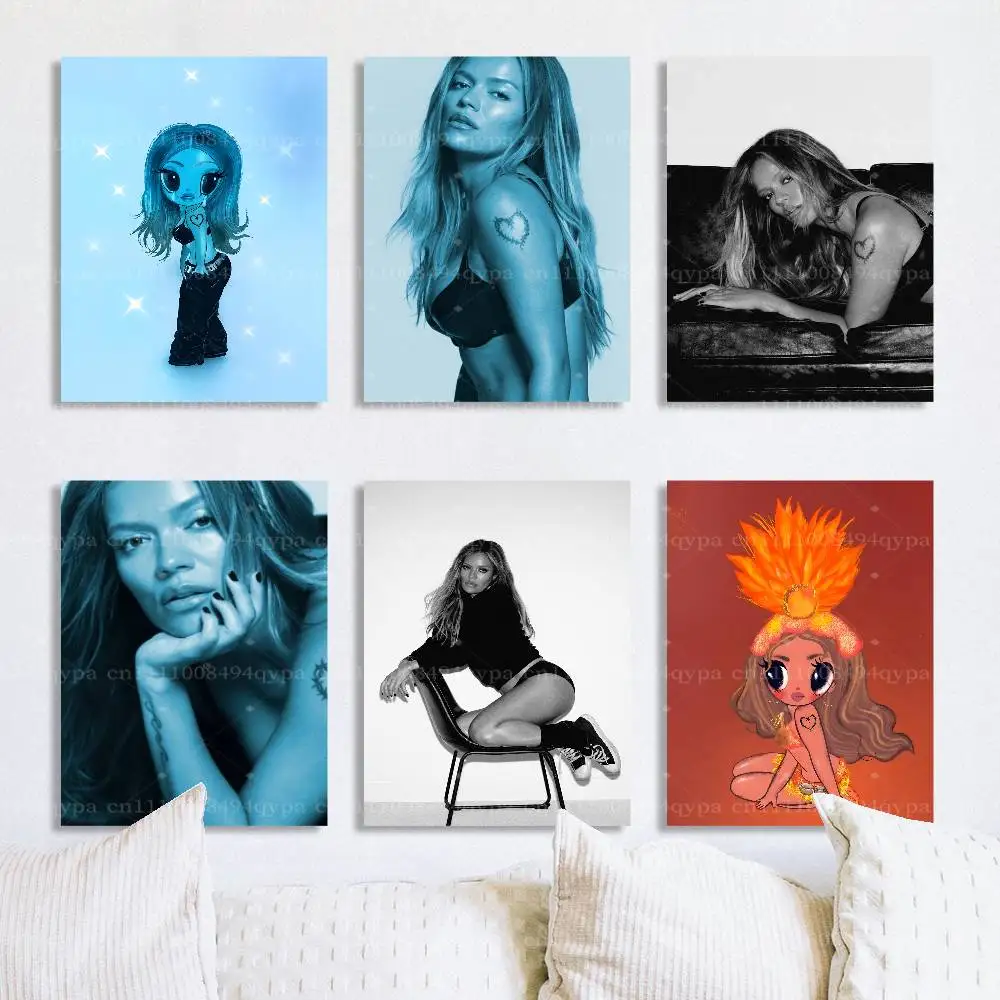 K-Karol G NO ME ARREPIENTO Poster Cool Wall Decor Art Print Matte Frameless Posters for Bedroom Office Living Room Home Decor