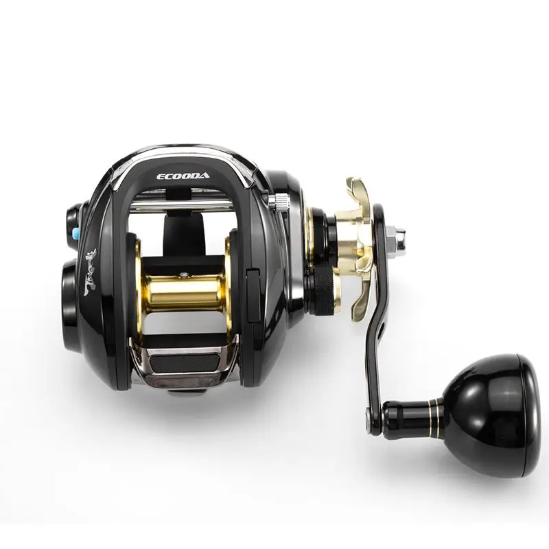 

Ecooda Memory Function Etb Baitcast Reel Boat Sea Fishing Reel High Quality Big Drag Power 12kg