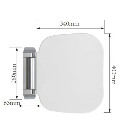 Slow down wall-mounted urea formaldehyde bathroom folding seat shower stool toilet invisible bath chair