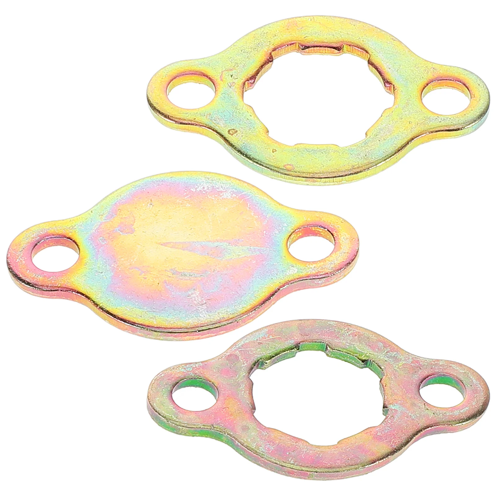 

1Set Metal Sprocket Retainer Plate Durable Easy Install Dirt Bikes Atvs Go Karts Engine Front Chain Management