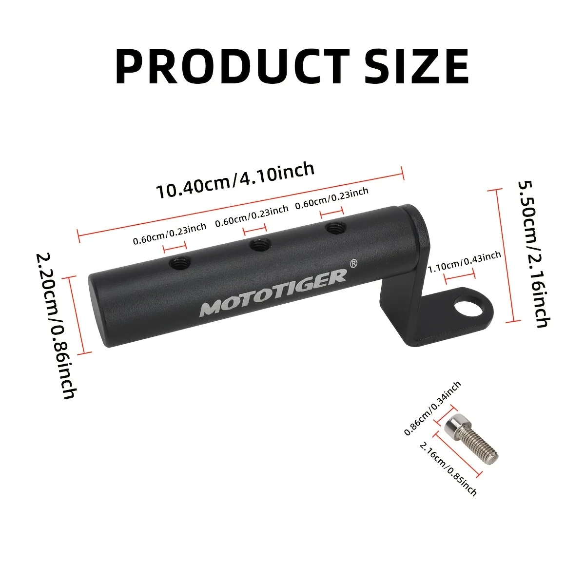 1pcs Motorcycle Aluminum Multifunctional Extension Bracket Rearview Mirror Mount Handlebar Stand Phone Holder Modified Parts
