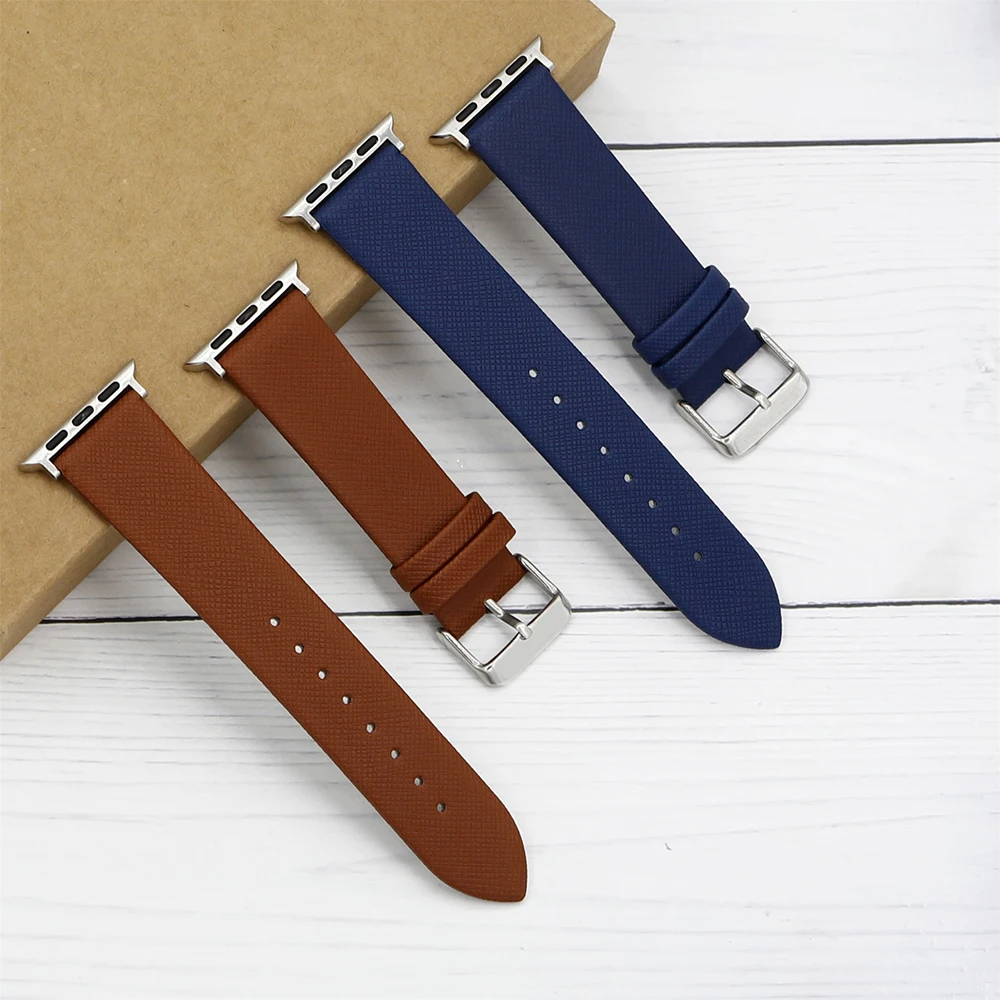 Watchbands جلدية لل أبل ووتش 38 مللي متر 40 مللي متر 41 مللي متر iWatch الفرقة الذكية ووتش حزام سوار المعصم ووتش الفرقة 49 مللي متر 45 مللي متر 44 مللي متر 42 مللي متر