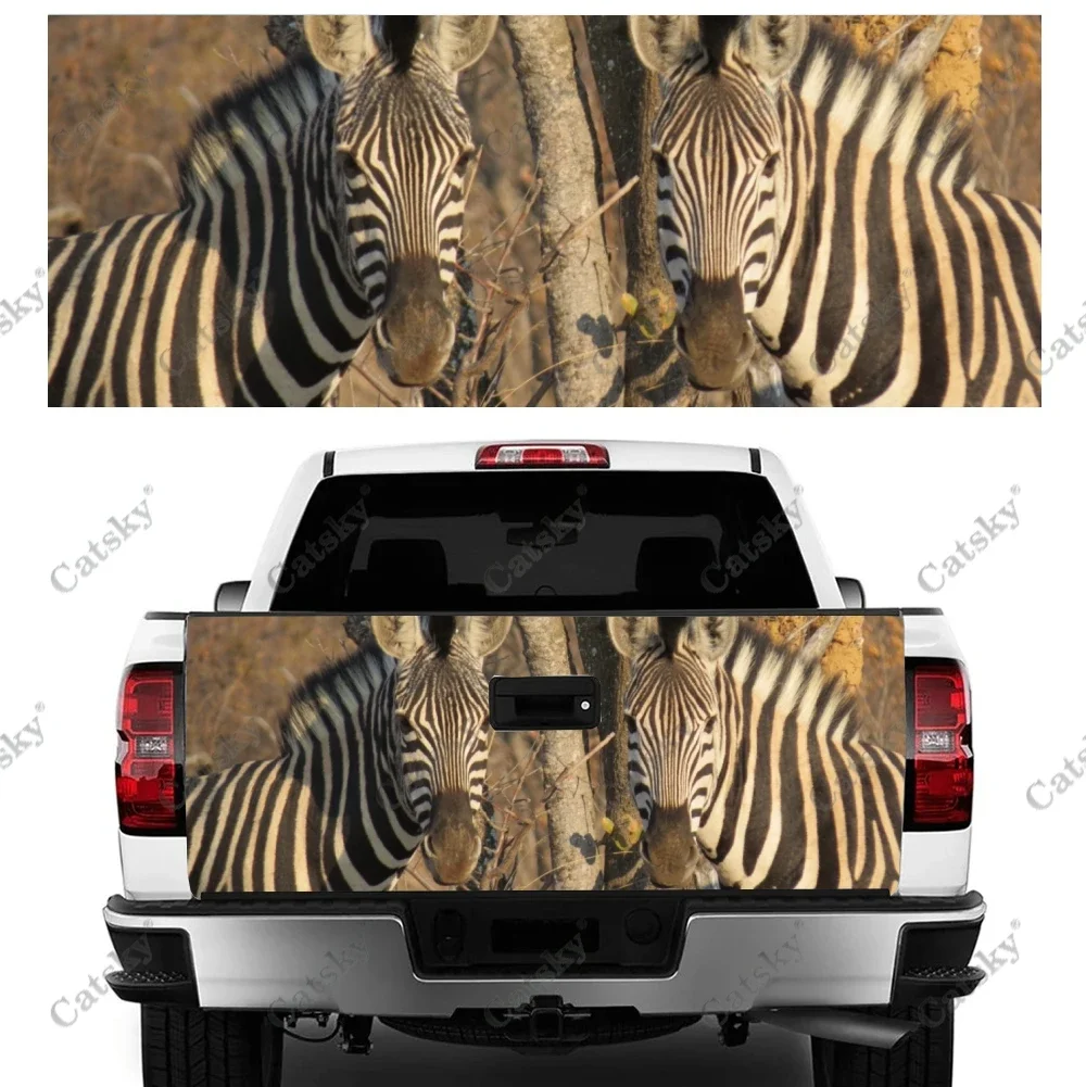 

Zebra animal Car sticker rear car rear appearance modification package vinyl suitable for auto truck stickers