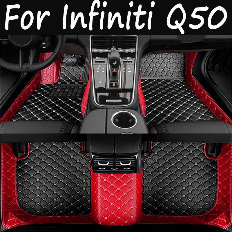 

Car Floor Mats For Infiniti Q50 2014 2015 Carpets Waterproof Custom Interior Accessories Foot Rugs Auto Protect Pedals Pads