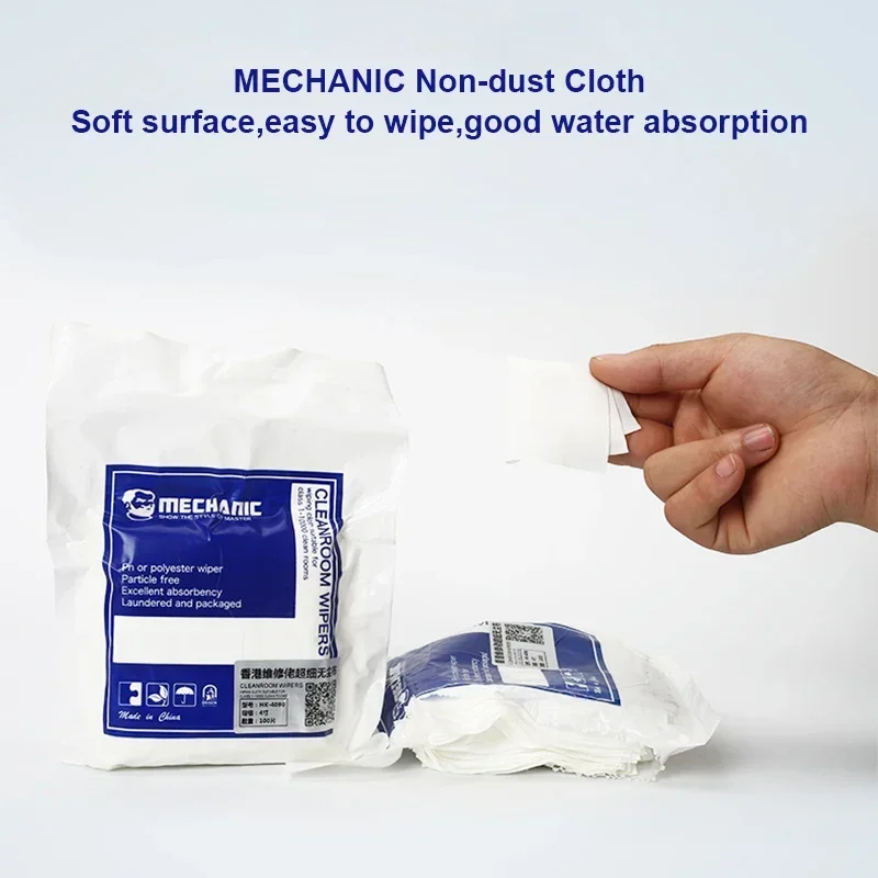 MECHANIC Polyester Fibre Soft Anti-static Cleanroom Cloth for TV Phone PC LED Screen Camera Lens Dust Dirt Removal Cleaner Cloth