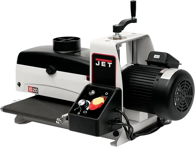 NEW 10-Inch Benchtop Drum Sander, 10 FPM, 1 HP, 1Ph 115V (JWDS-1020)