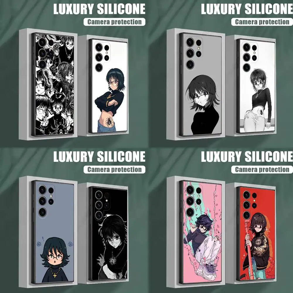 

S-Shizuku M-Murasaki Anime Phone Case For Samsung S25,S24,S23,S22,S21,S20,S10,Ultra,Plus,Lite,FE,Soft Silicone Black Cover